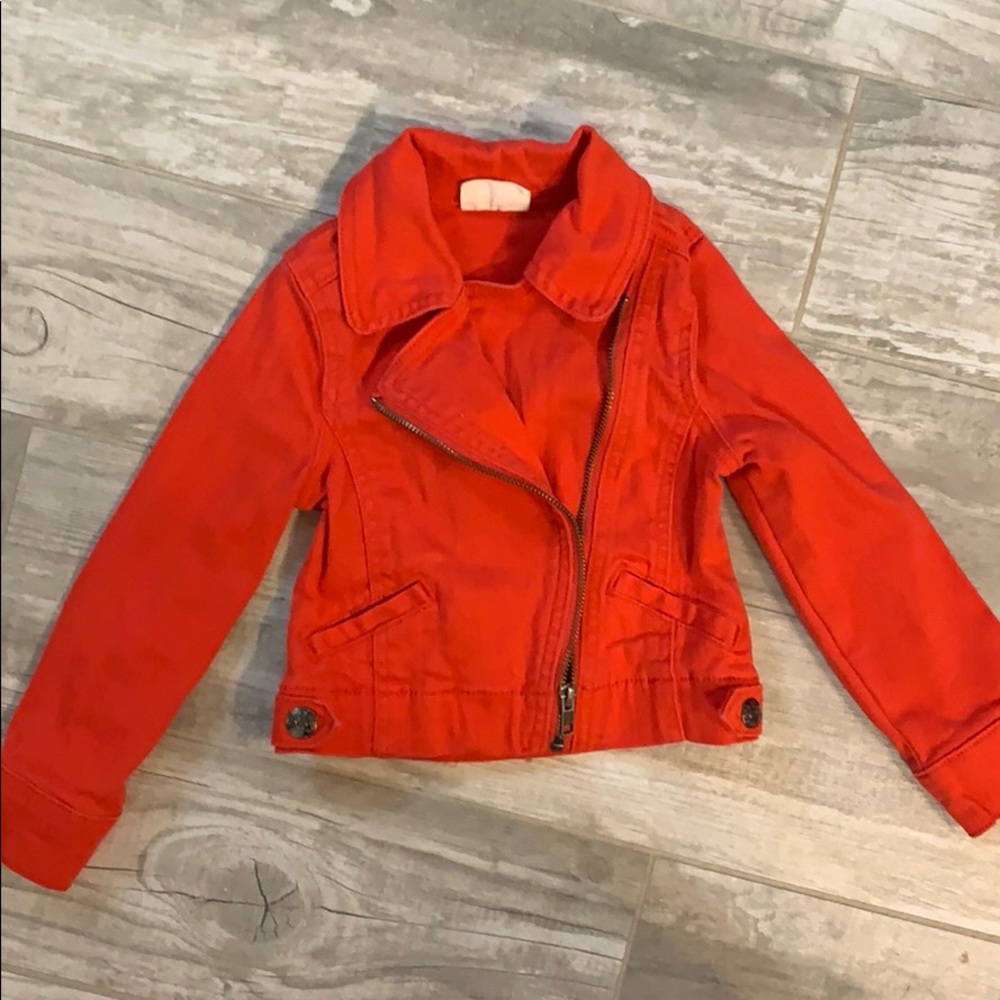 Asymmetrical zip "moto jacket" 👧🏻😎